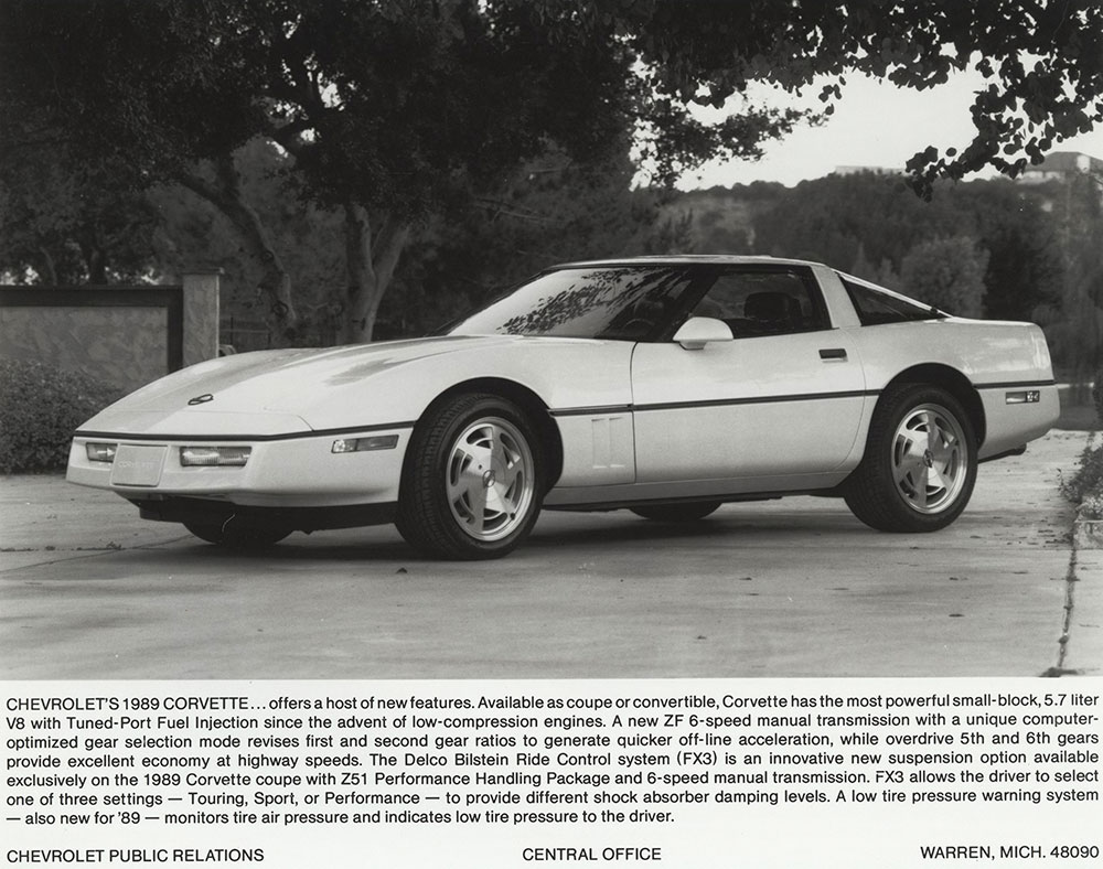Chevrolet - 1989 - Corvette coupe