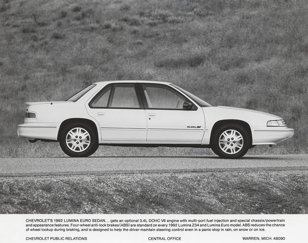 Chevrolet - 1992 - Lumina Euro Sedan