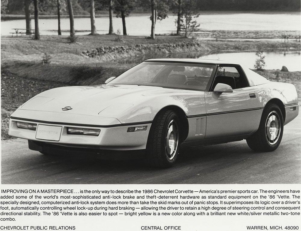 Chevrolet - 1986 - Corvette
