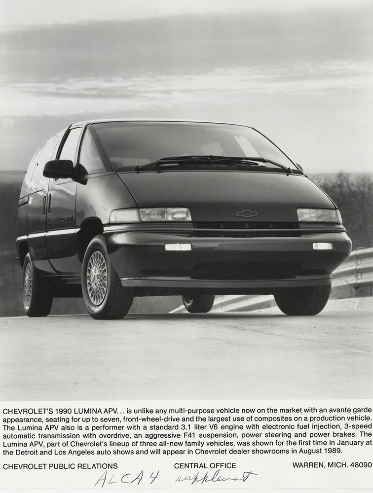 Chevrolet's 1990 Lumina APV