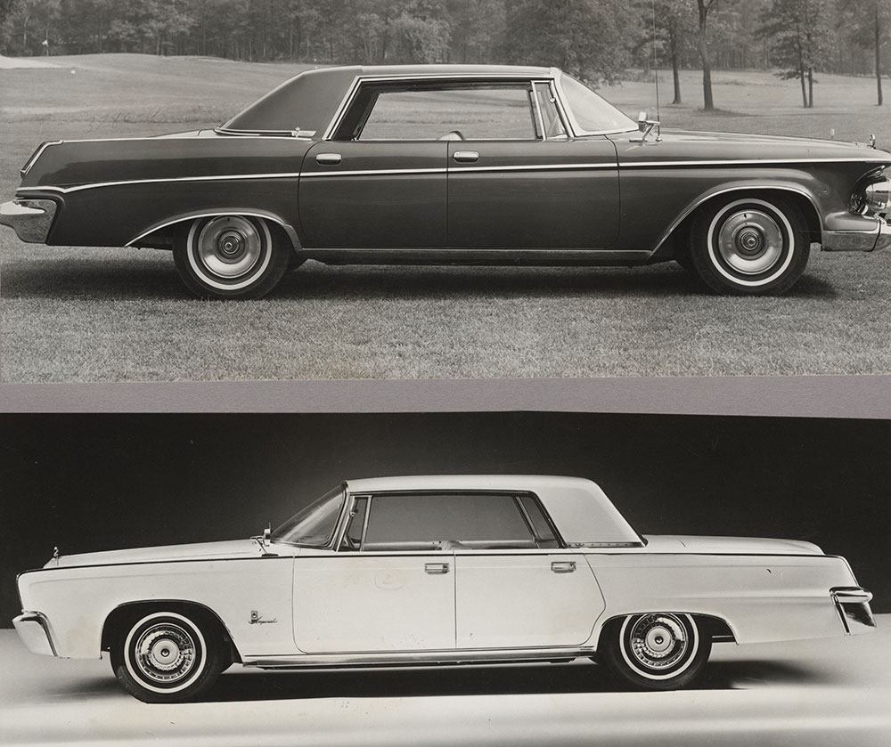 Chrysler Imperial Models: (Top) 1963 Imperial; (Bottom) 1965 Imperial