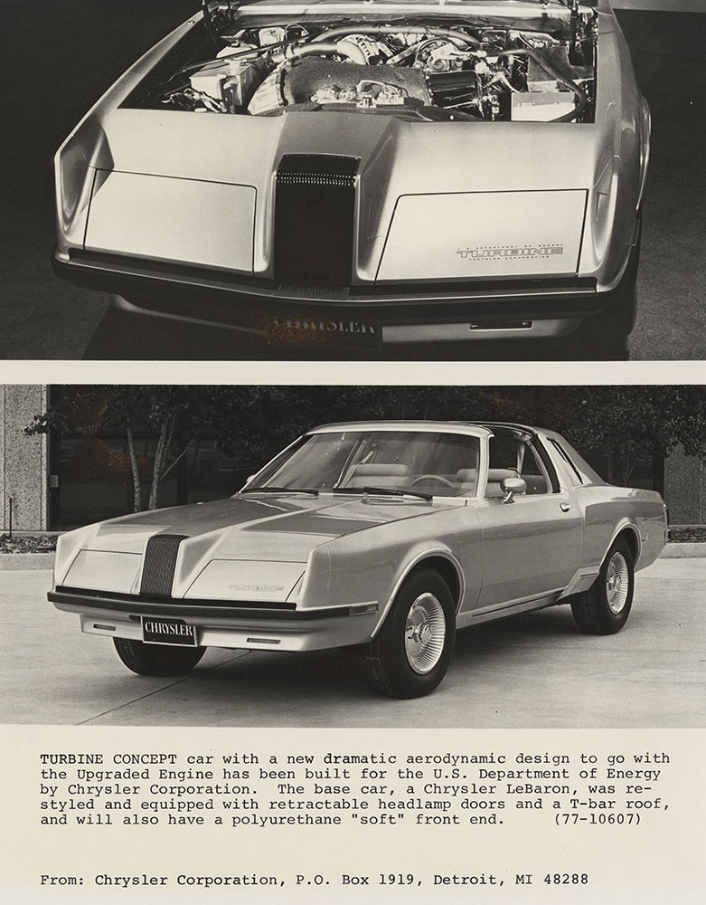 Turbine Concept Car, Chrysler LeBaron