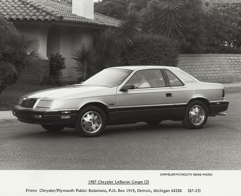 1987 Chrysler LeBaron Coupe (J)