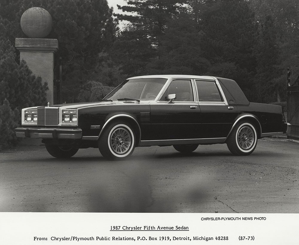 1987 Chrysler Fifth Avenue Sedan