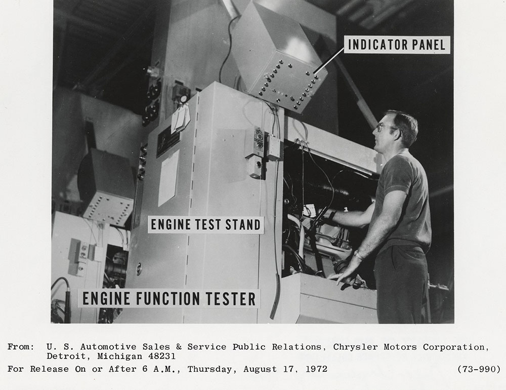 Chrysler- Engine Function Tester