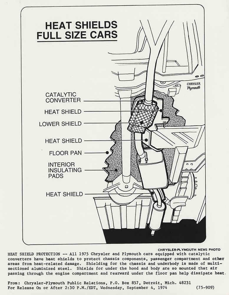 Chrysler- Heat shield protection