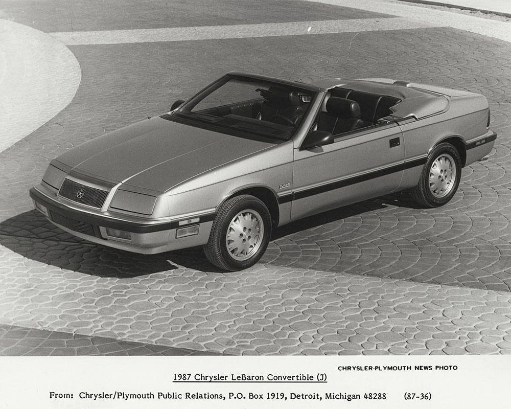 1987 Chrysler LeBaron Convertible (J)