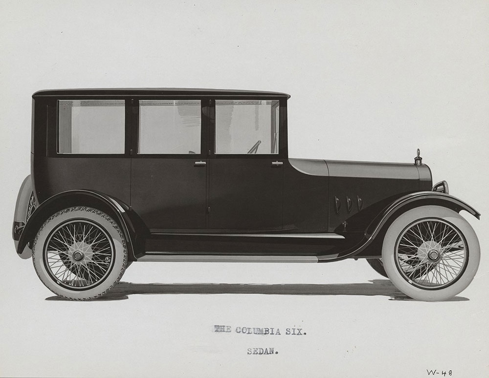 The Columbia Six. Sedan. 1920/21