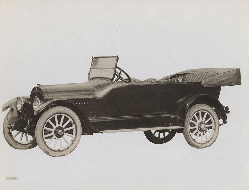 Cole Touring Car with top down - 1918