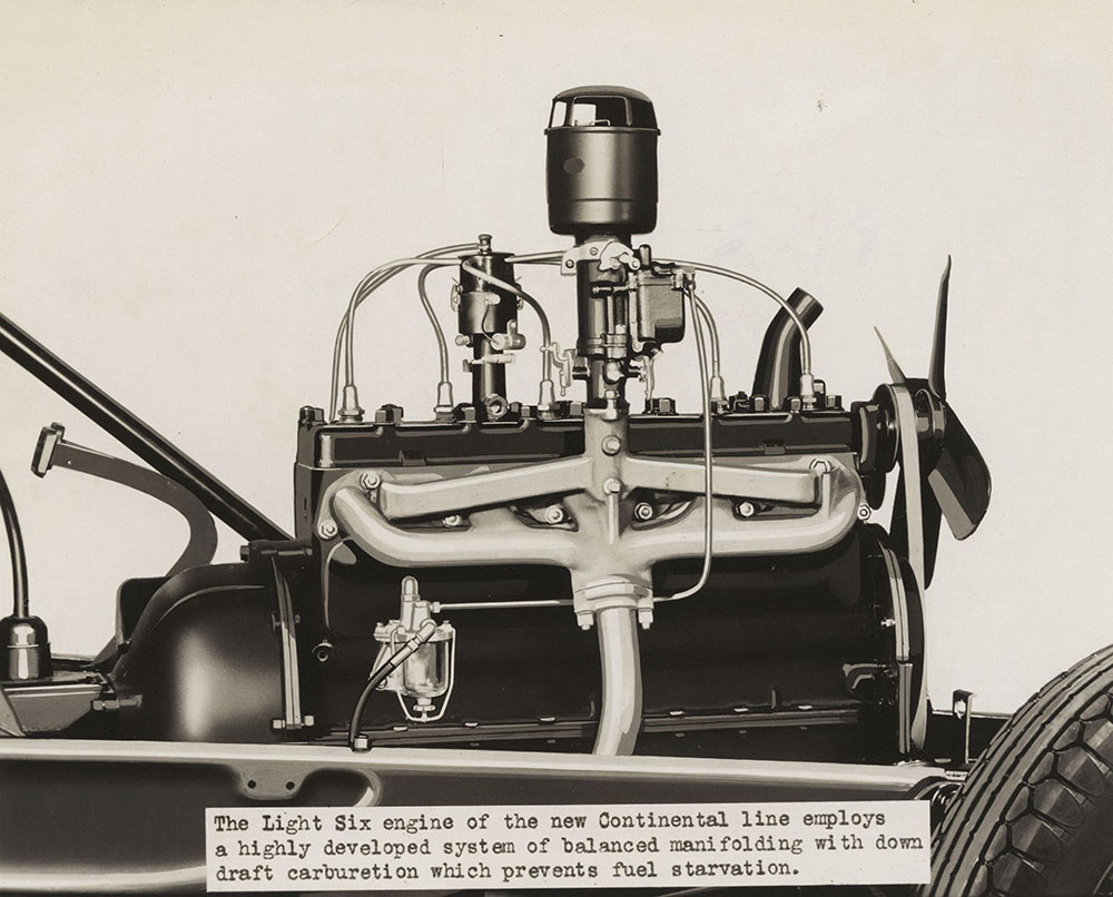 Continenta Light Six engine l- 1933
