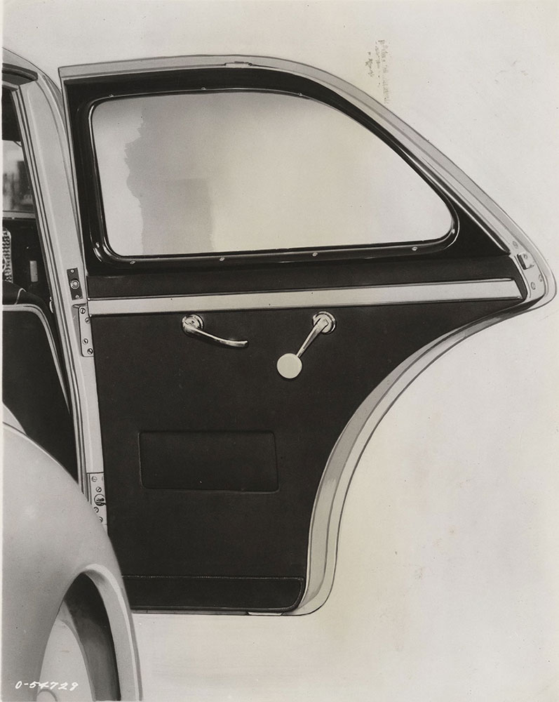 Cord, detail of rear door - 1936