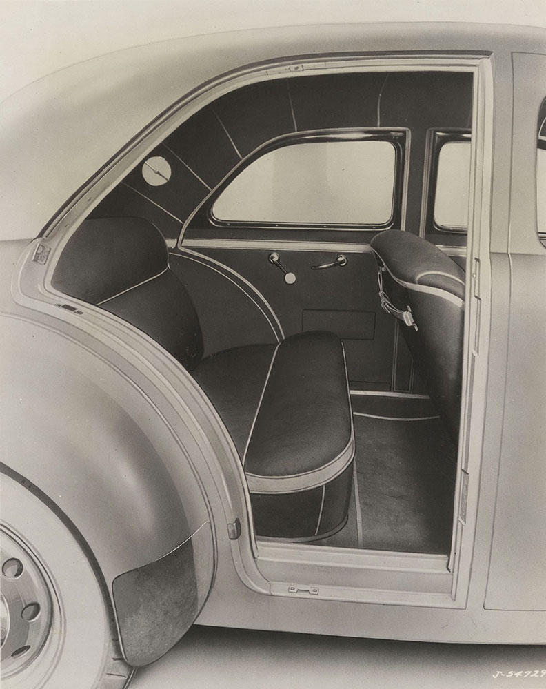 Cord, view of interior of rear compartment - 1936