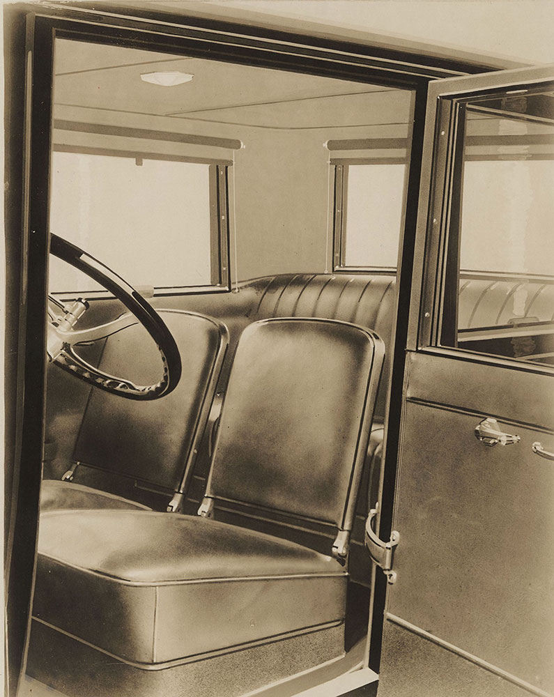 Courier - 1923 Interior of 5-passenger brougham