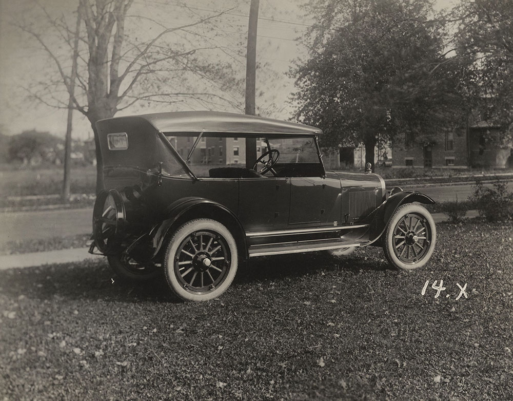 Courier - 1923 Exterior, touring car: rear view