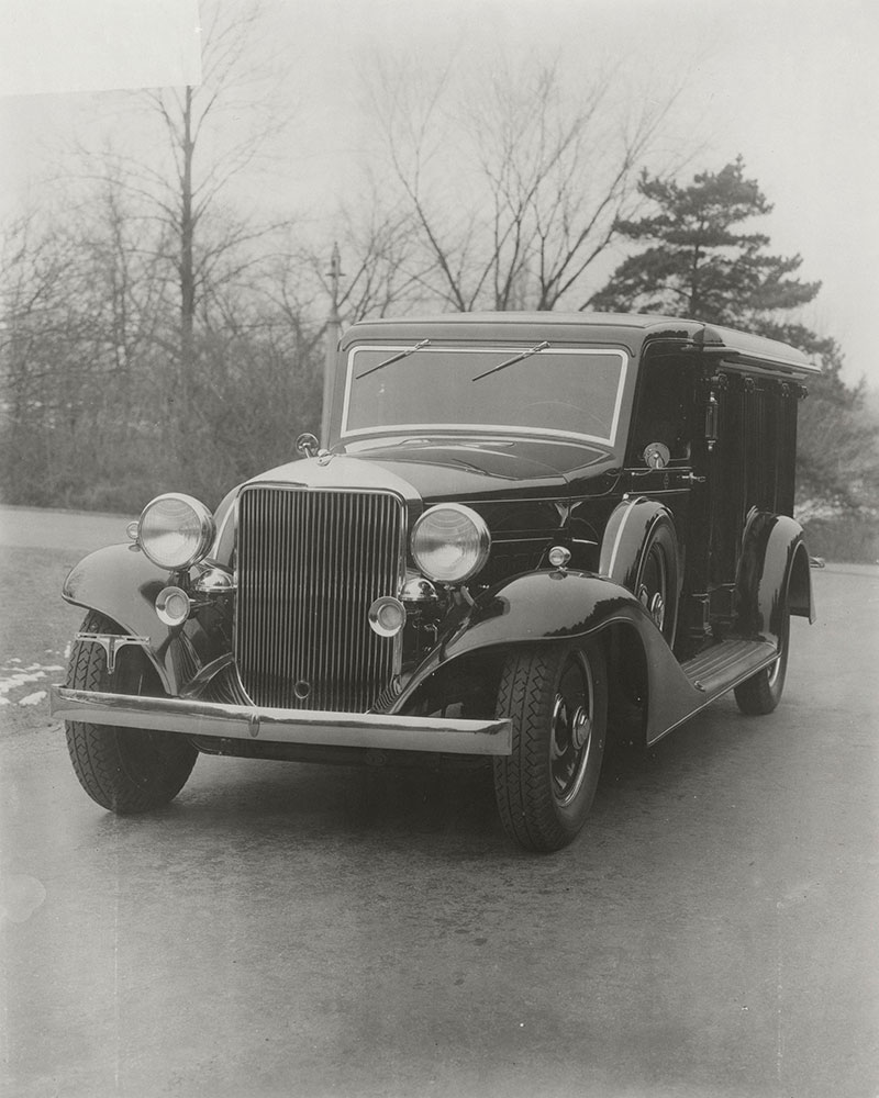 Cunningham carved hearse 1934
