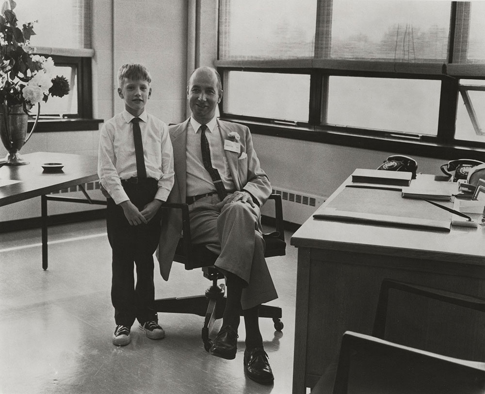 Peter F. Cunningham and his son, John.