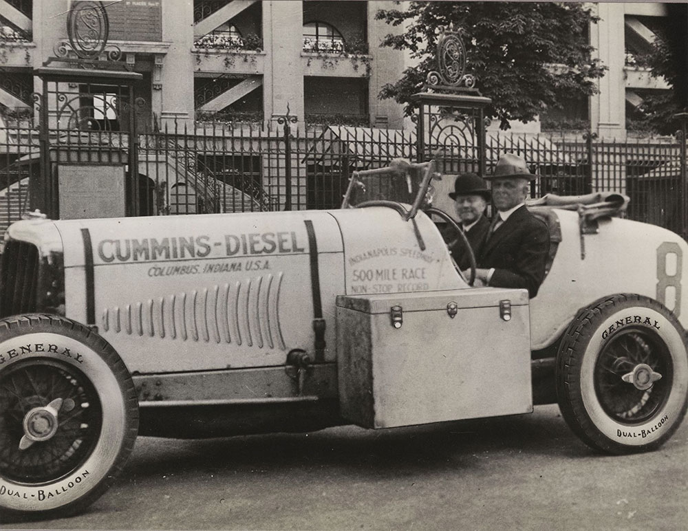 Cummins- Diesel racing car; Duesenberg chassis