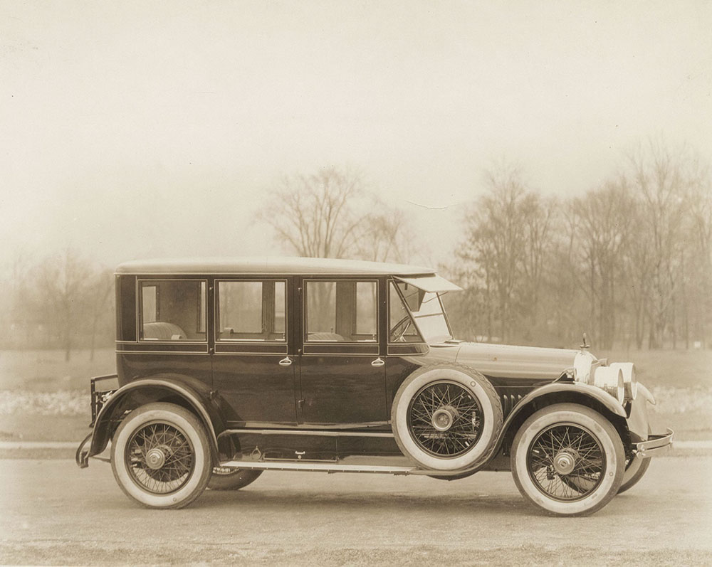 The Cunningham Car, Style No. 64A, Model V, 1918. Inside Drive Limousine