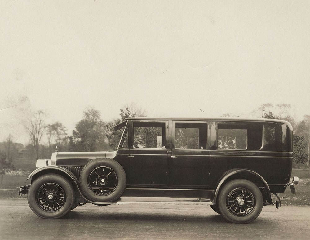 The Cunningham Car, Style No. 212, Model V, 1926. Funeral limousine