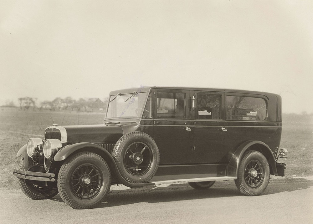 The Cunningham Car, Model V-6, 1924. Hearse body