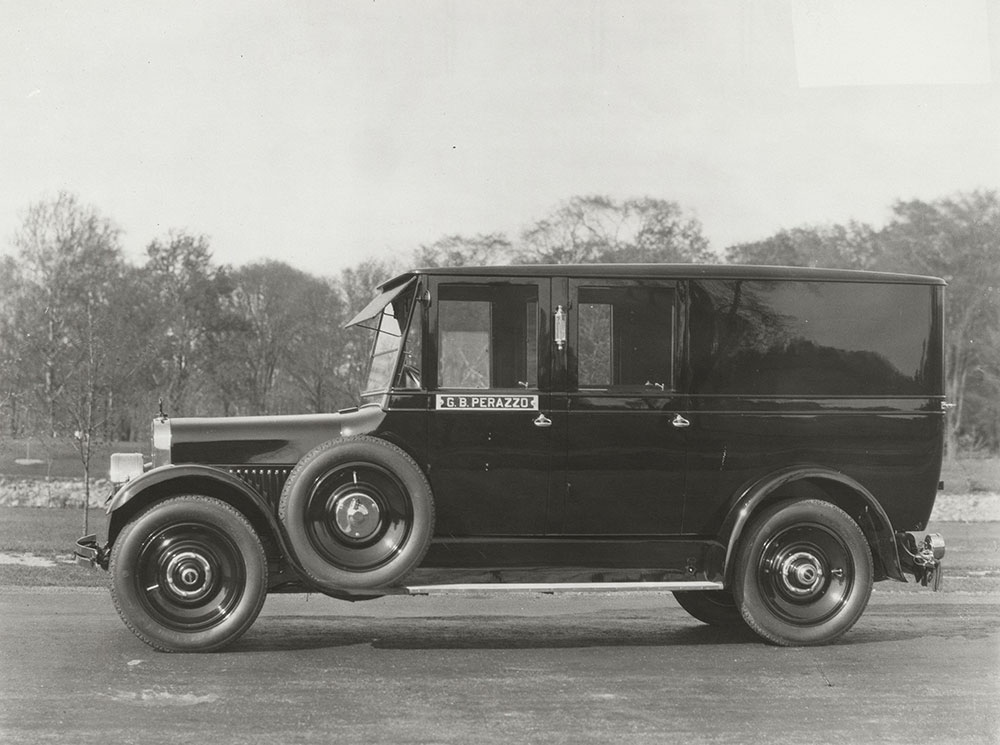 The Cunningham Car, Style No. 203A, Model V-6, 1926. Hearse body