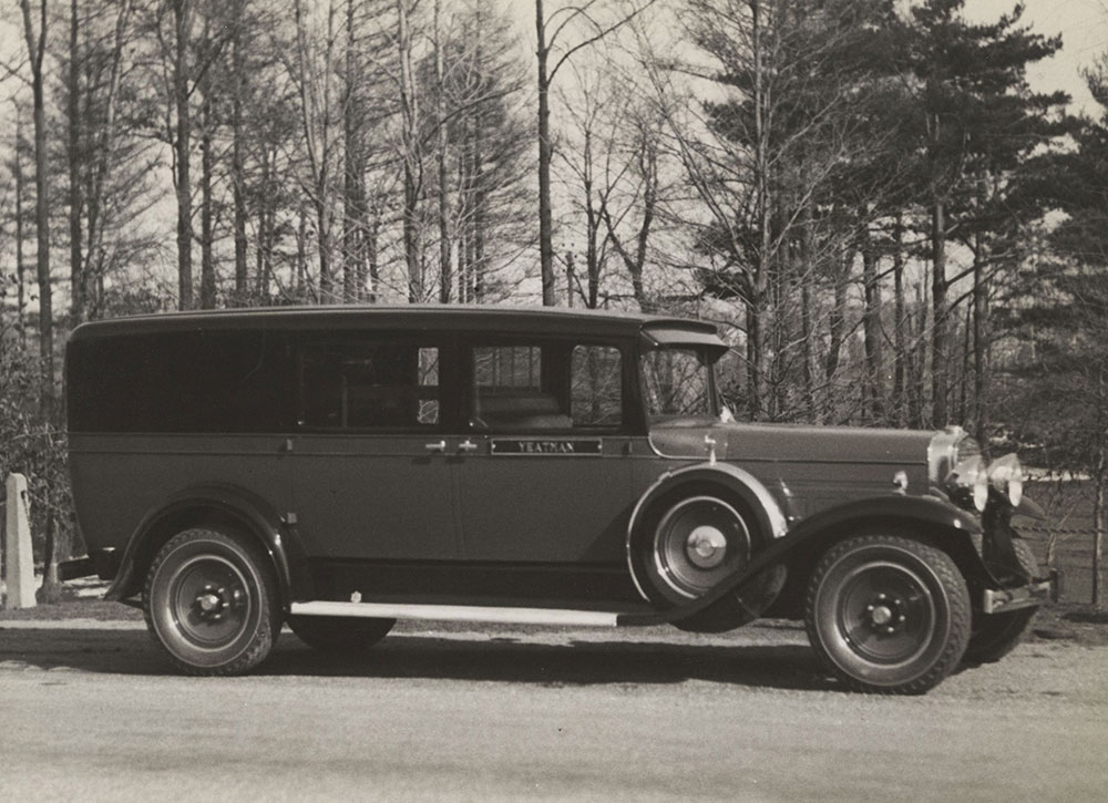 The Cunningham Car, Style No. 322 A, Model W-1, 1932. Side loading funeral coach
