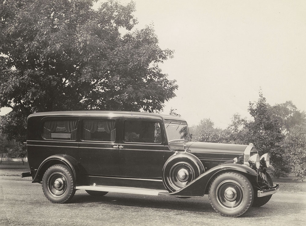 The Cunningham Car, Style No. 333 A, Model W-1, 1933. Funeral coach
