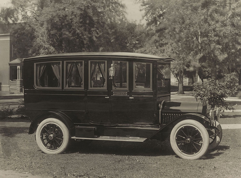 The Cunningham Car, Style No. 942, Model M, 1913. Funeral coach