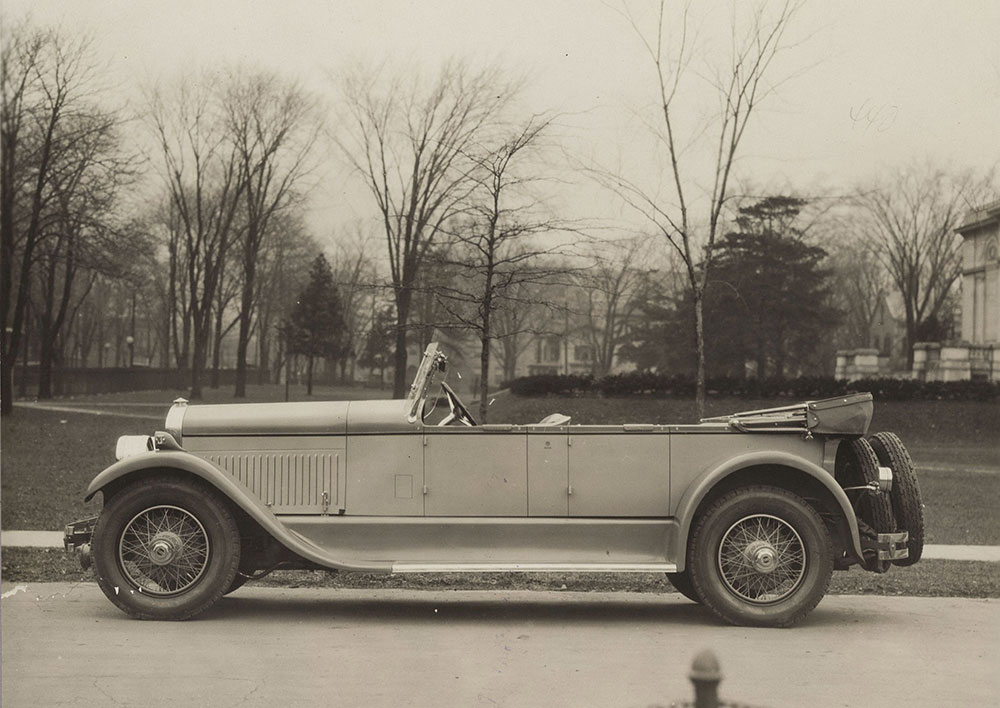 Cunningham, V-6 series touring car. 1927.
