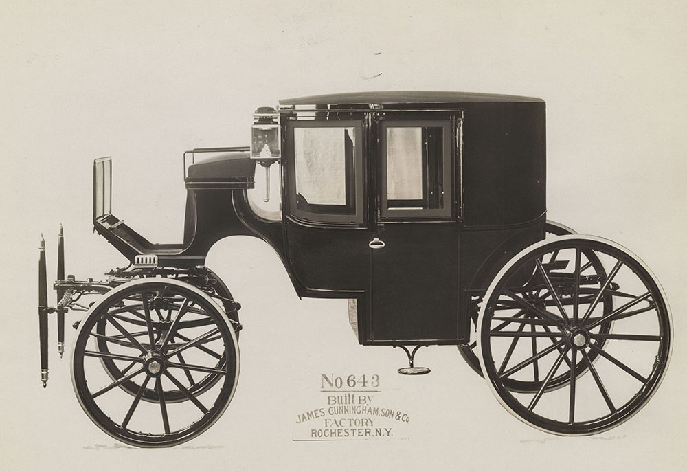 Cunningham horse drawn 4-wheel carriage No 643