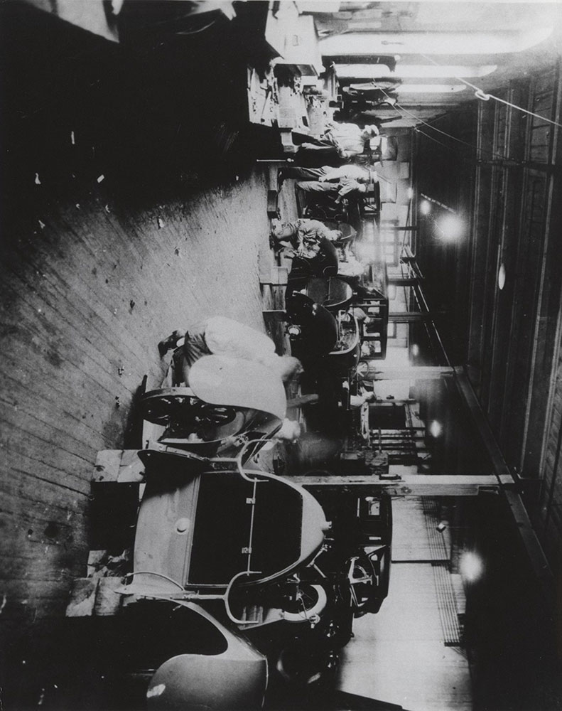 Inside of Daniels Factory: coachbuilding