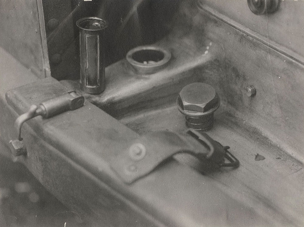 Detail of engine designed by Eric H. Delling