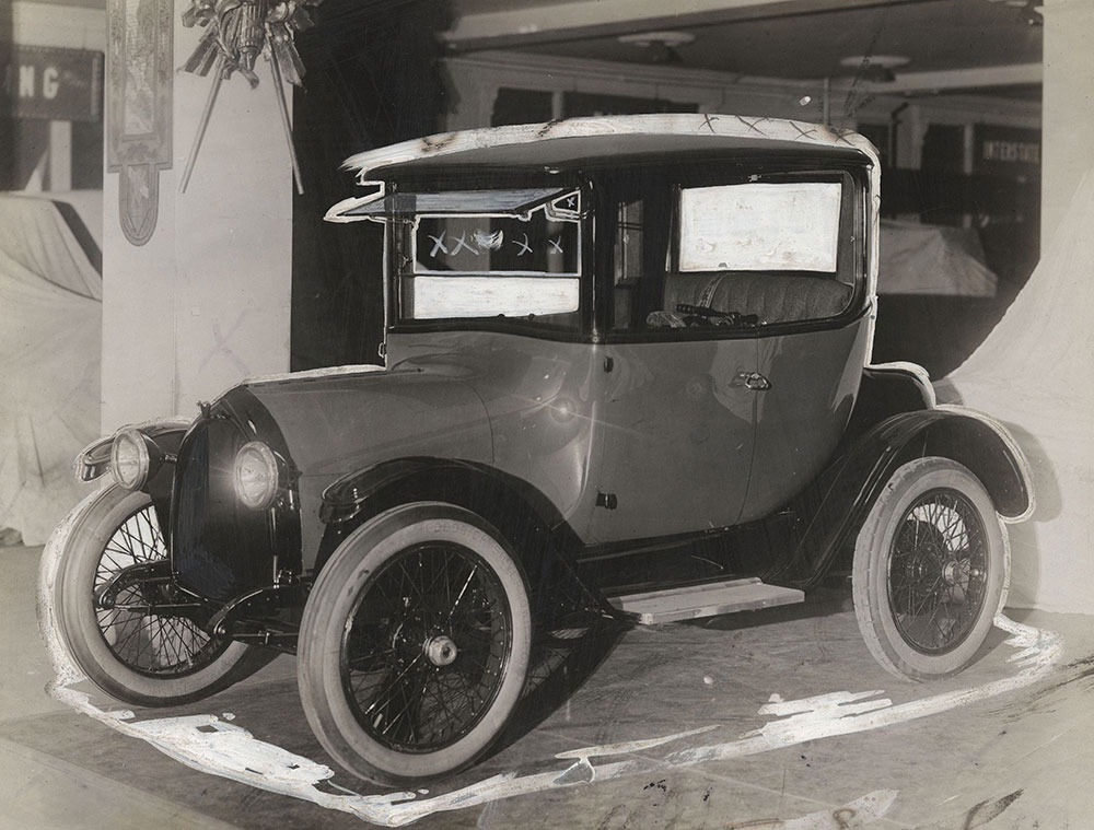 Detriot Electric semi-open coupe, 1917.