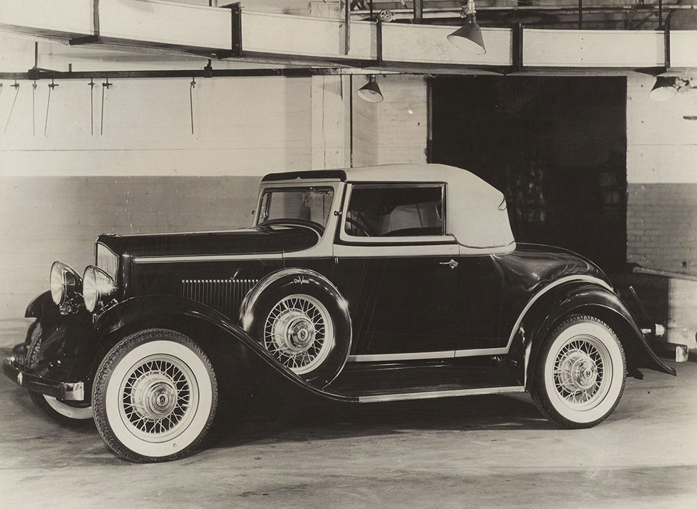 De Vaux Model 80 Convertible Coupe, 1932.
