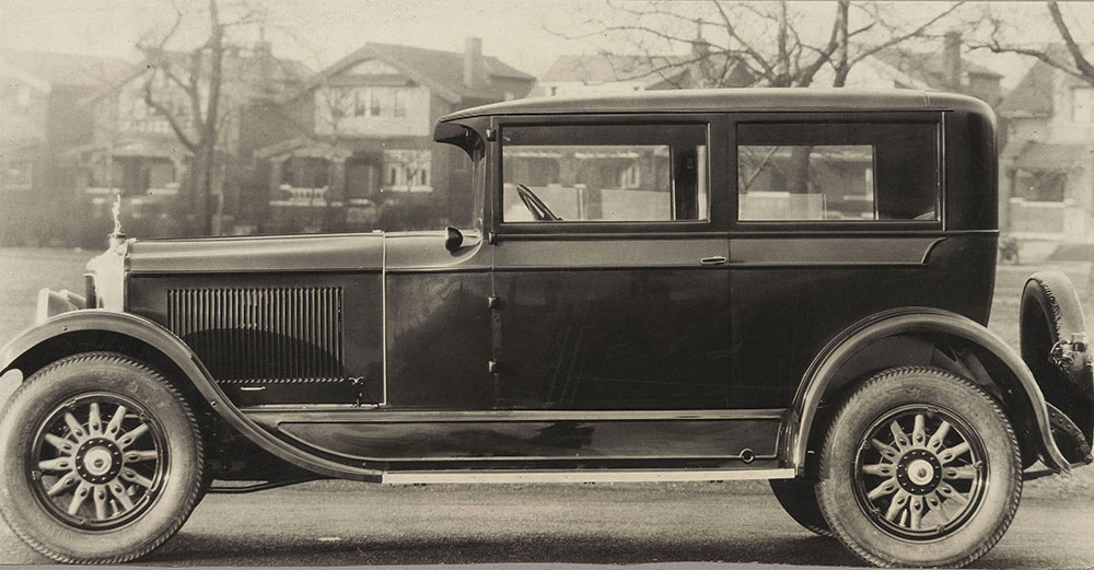 Diana, side view, 2-door sedan 1926.