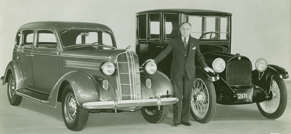 The first Dodge shipped by Harry New when he became the company's director of distribution, 1919.