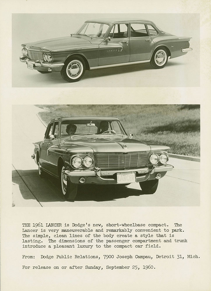 Dodge Lancer- 1961