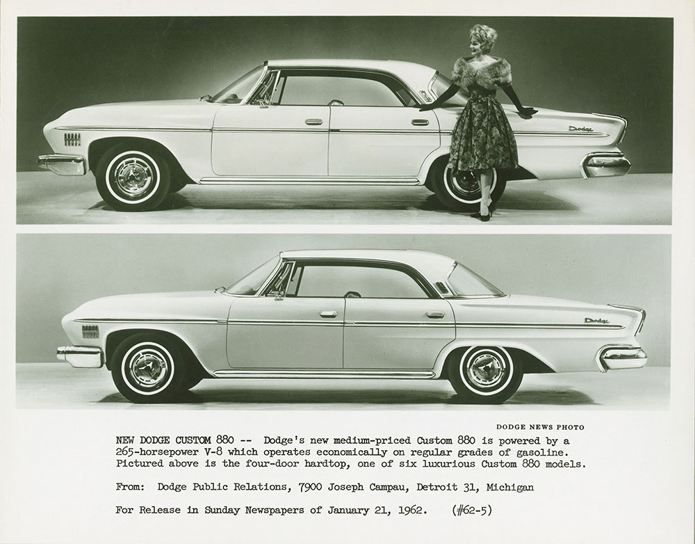 Dodge Custom 880 four-door hardtop - 1962