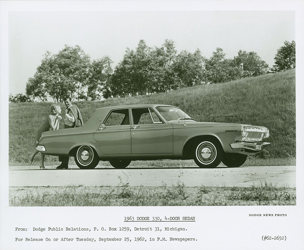 Dodge 330, 4-door sedan - 1963