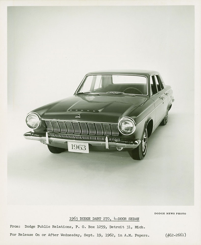 Dodge Dart 270, 4-door sedan - 1963