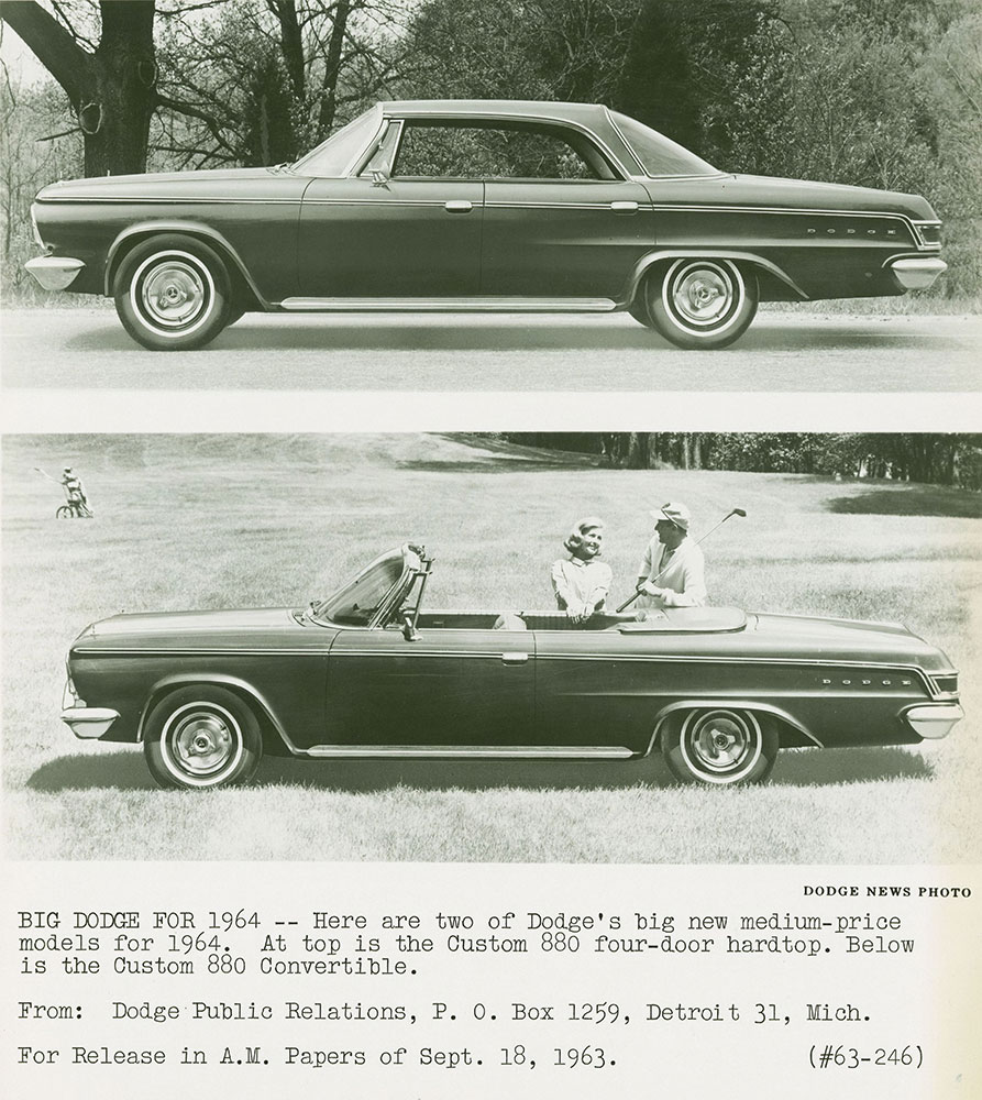 Dodge Custom 880 - 1964