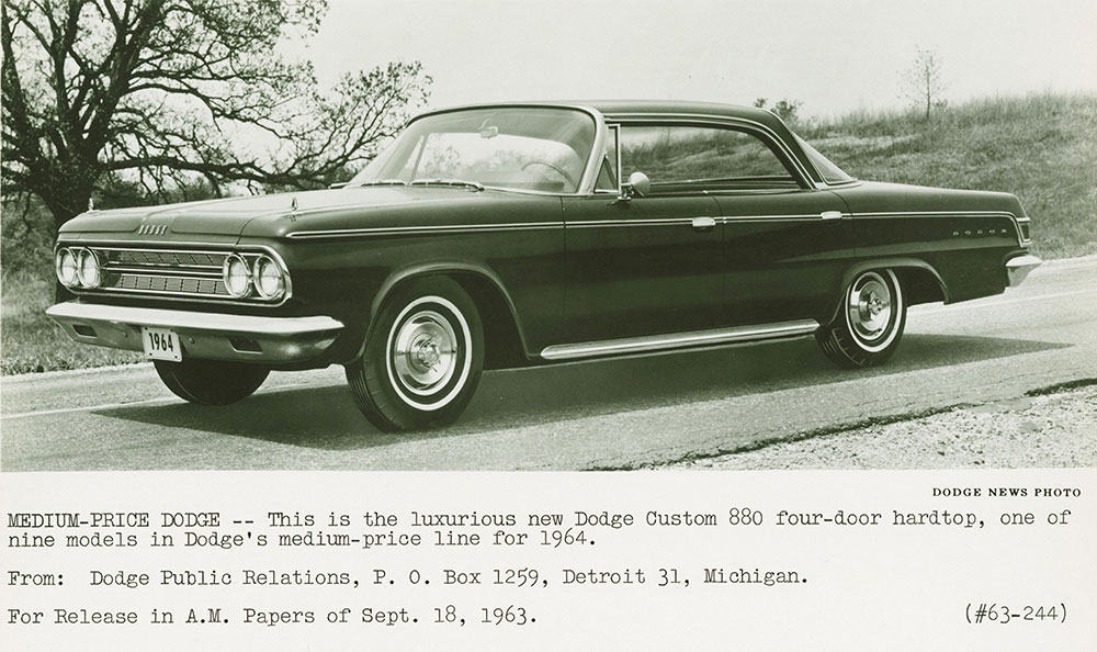 Dodge Custom 880- 1964