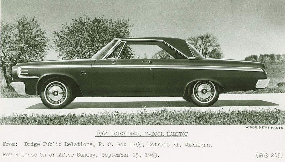 Dodge 440 2-door hardtop - 1964