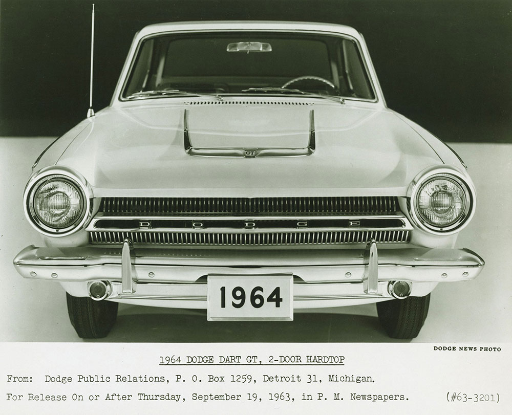 Dodge Dart GT 2-door hardtop - 1964