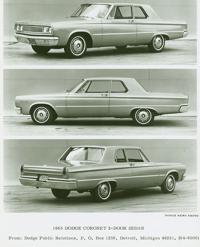 Dodge Coronet 2-door sedan - 1965