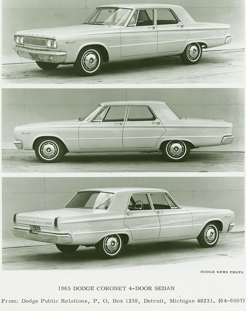 Dodge Coronet 4-door sedan - 1965