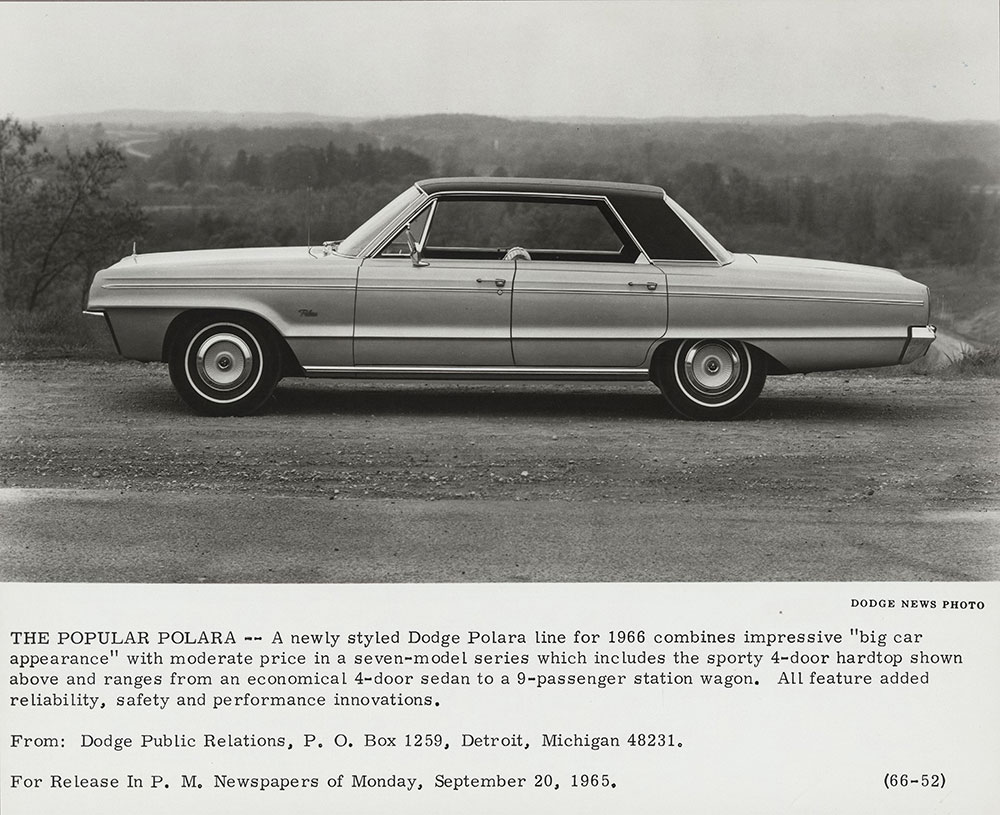 Dodge Polara 4-Door Hardtop - 1966