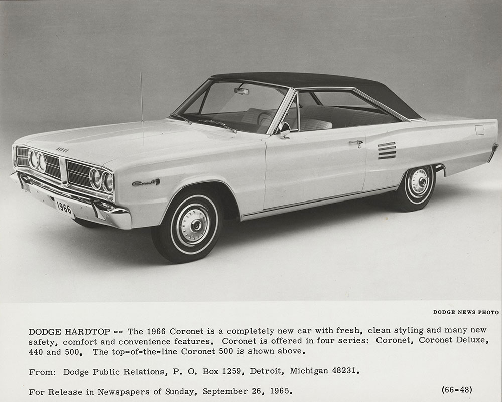 Dodge Coronet 500- 1966