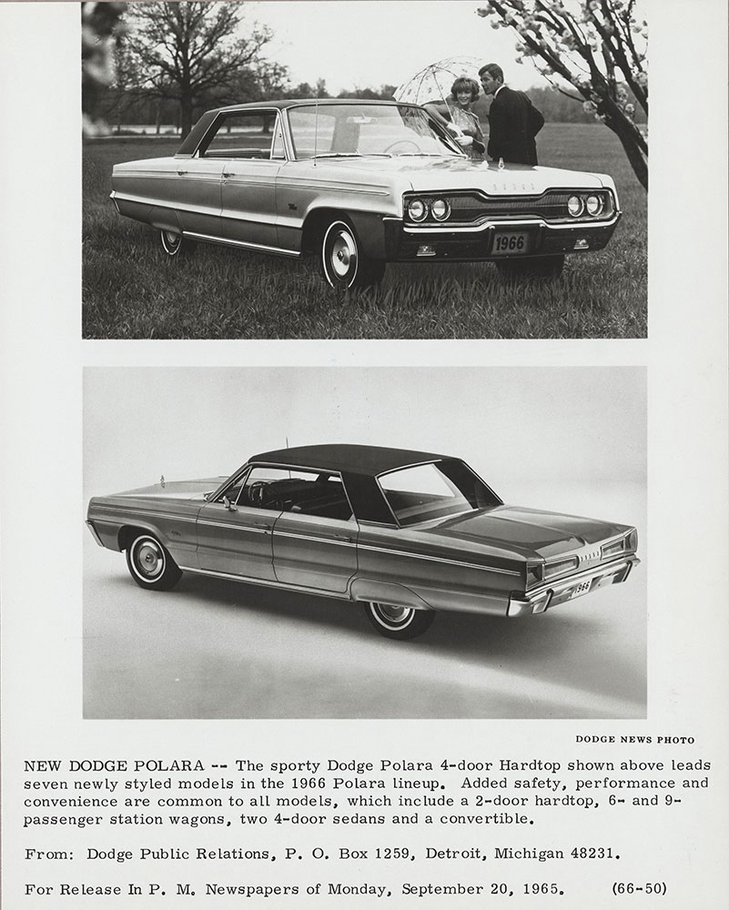 Dodge Polara 4-dr. hardtop- 1966