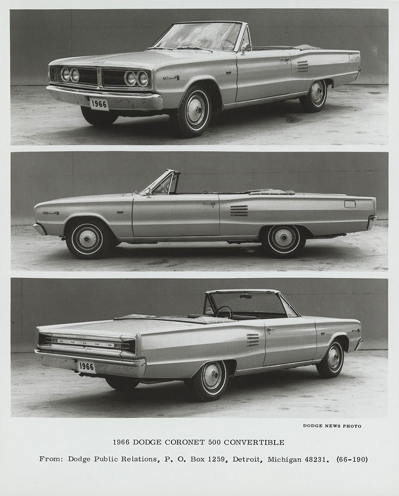 Dodge Coronet 500 Convertible - 1966
